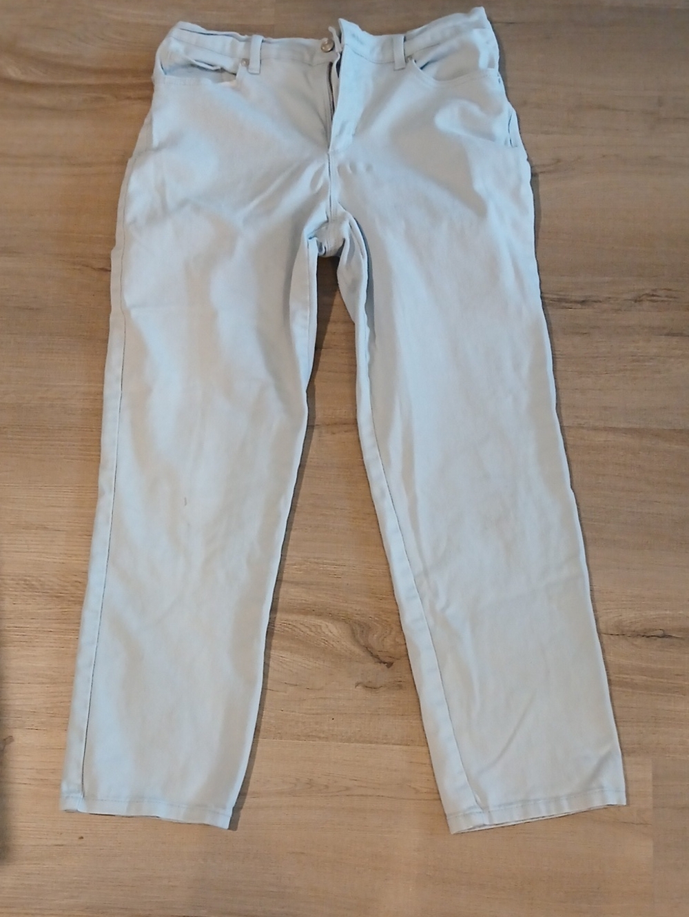 Gloria Vanderbilt Pale Blue Ankle Jeans - Women's Cropped